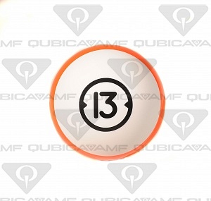 033888134 Прокатный шар Billiard Style House Ball 13 Ibs. M White orange