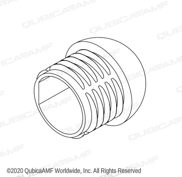 254001043 Пластиковая заглушка Tube Plug