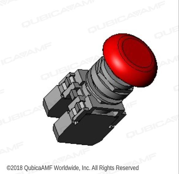 088001160 Кнопка аварийного отключения пинспоттера E-Stop Btn Asm 22mm Push/Pull