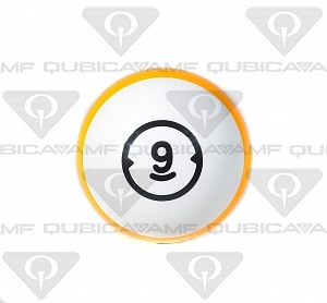 033888093 Прокатный шар Billiard Style House Ball 9 Ibs. S White yellow