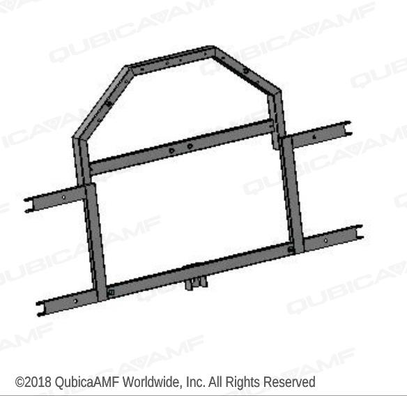 090003102 Рама крепления элеваторного колеса Hoop Weldment