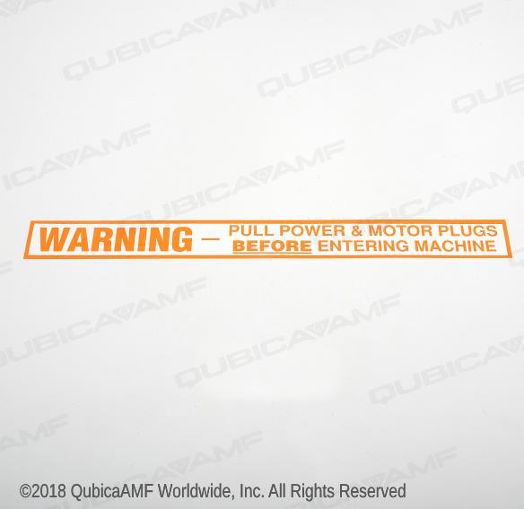 070005614 Наклейка DECAL-WARNING
