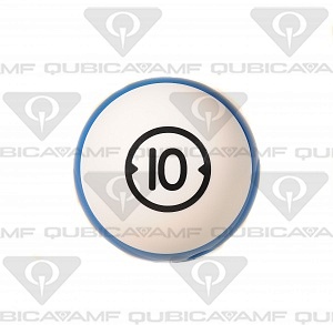 033888104 Прокатный шар Billiard Style House Ball 10 Ibs. M White blue