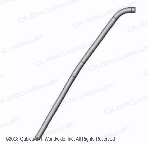 000024666 Металлическая направляющая Track Rail Weldment
