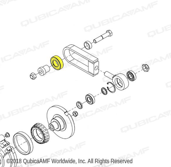 190001490 Подшипник .8750 x1.875 x.5 Bearing BL