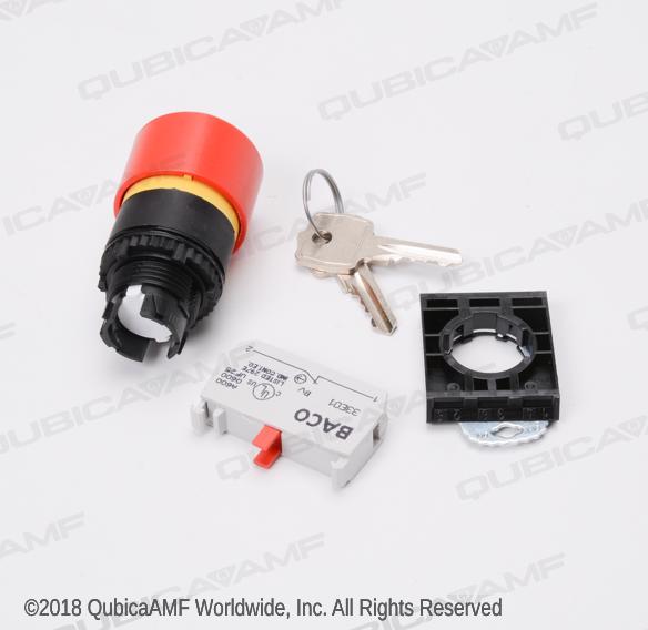 294115678 Кнопка аварийного отключения с ключом в сборе E-Stop NC Locking Asm
