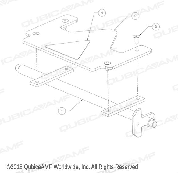 250004056 Механизм аварийного отключения шаровозвратника V Wheel Guard Asm.
