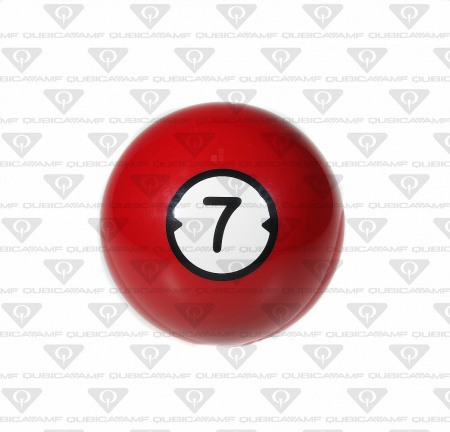033888072 Прокатный шар Billiard Style House Ball  7 Ibs. XS Red