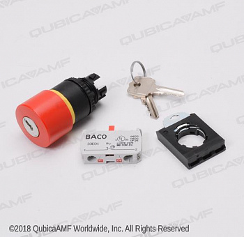 294115678 Кнопка аварийного отключения с ключом в сборе E-Stop NC Locking Asm