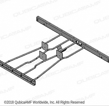 088001601 Рама жесткости бункера Durabin Frame Weldment