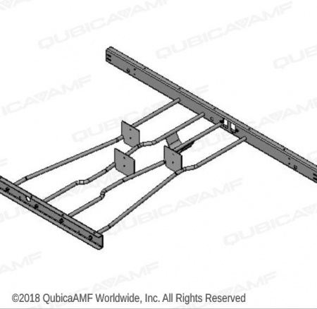 088001601 Рама жесткости бункера Durabin Frame Weldment