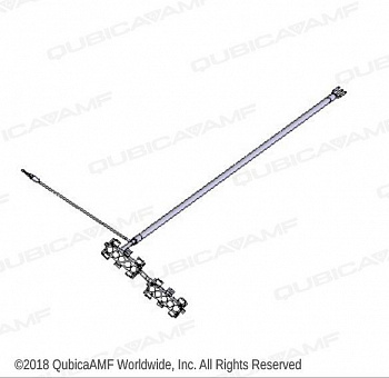 252001161 Кабель питания вентилятора Cable Ball Return Blower Asm