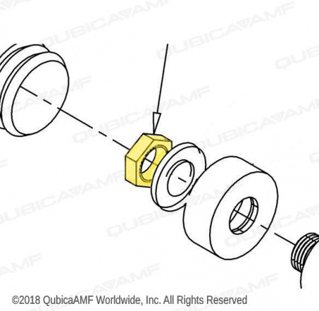 A0900  BOTTLE NUT
