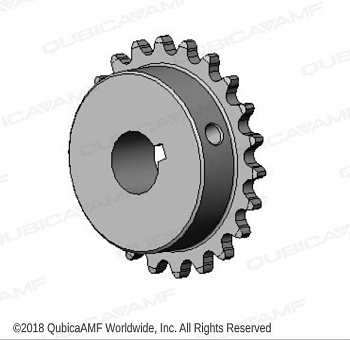 03108  SPROCKET, #35,22TH,3/4 BORE ST