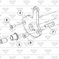 Left Hand Buffer Mounting Assembly