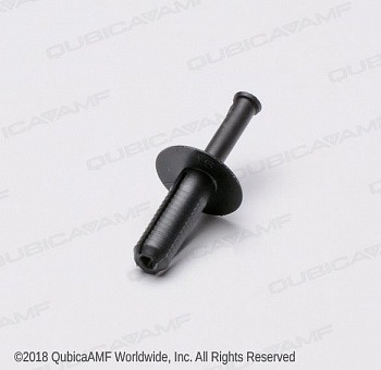 938101015 Пластиковая заклепка 1/4 Rivet Plastic Black