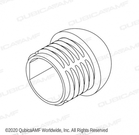 254001043 Пластиковая заглушка Tube Plug