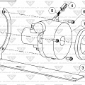 Vacuum Motor & Bracket Assembly