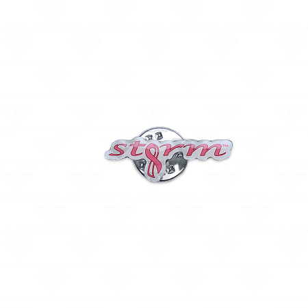 STORM THINK PINK LAPEL PIN