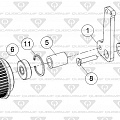 Right Hand Buffer Mounting Assembly