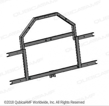 090003102 Рама крепления элеваторного колеса Hoop Weldment
