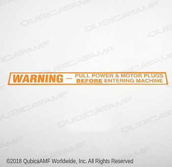 070005614 Наклейка DECAL-WARNING