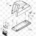 Hood Assembly – Molded, Grey/Black
