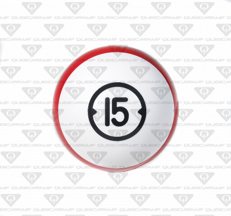 033888156 Прокатный шар Billiard Style House Ball 15 Ibs. XL White red