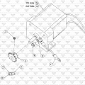 240V Transfer Roller Motor Assembly