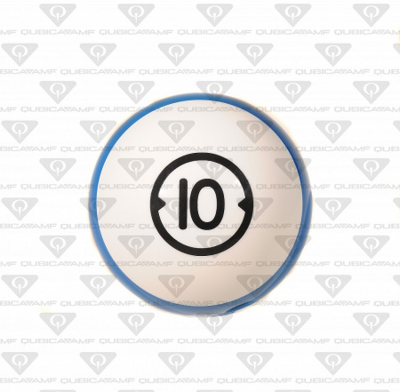 033888105 Прокатный шар Billiard Style House Ball 10 Ibs. L White blue