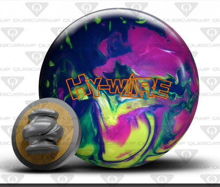 Шар для боулинга ROTO GRIP HY-WIRE, BLUE/YELLOW & PURPLE PEARLS