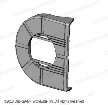 090007145 Защитный пластиковый кожух Wheel Guard Pinspotter