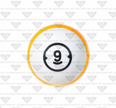 033888093 Прокатный шар Billiard Style House Ball 9 Ibs. S White yellow